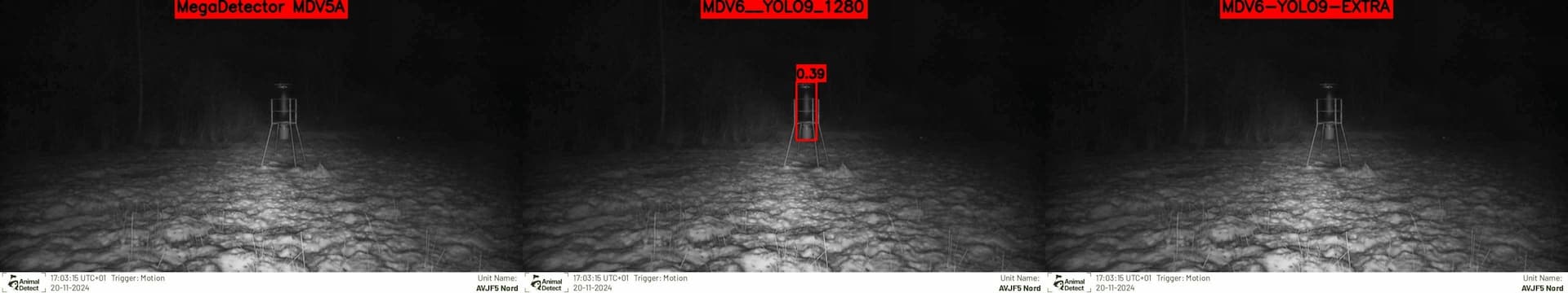 MDV6 seems to produce more false positives than MDV5, such as this one with a high confidence